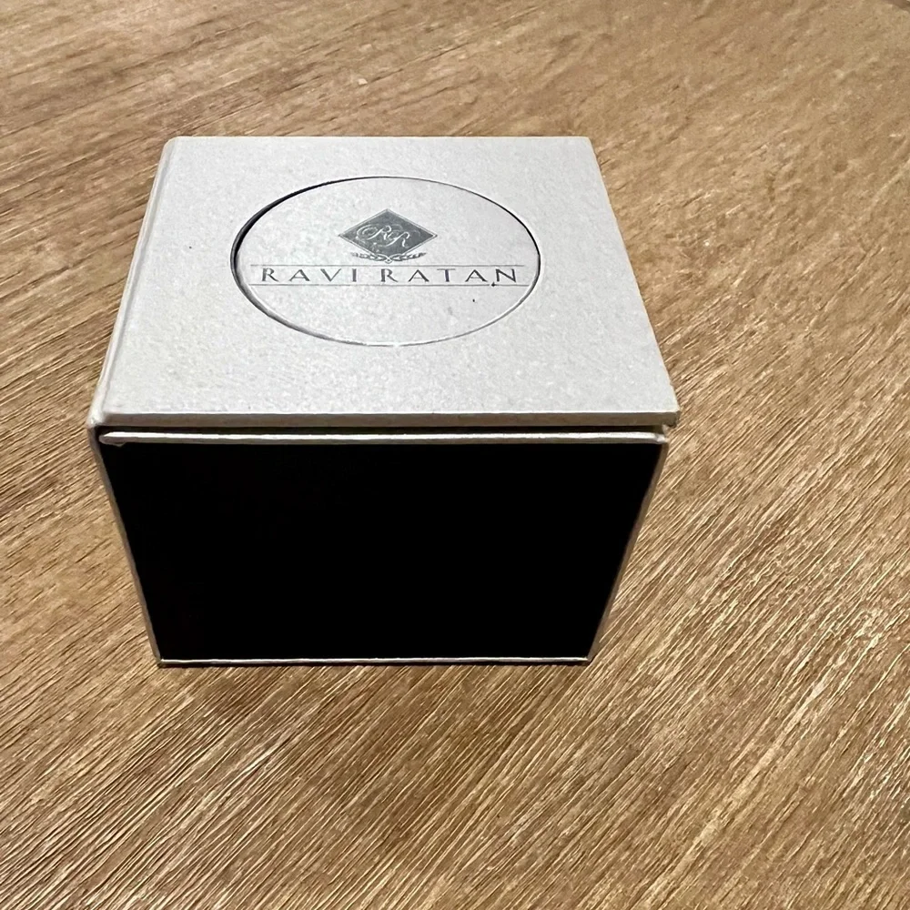 Ravi Ratan Sterling Silver Spade Cufflinks – New With Tag in Box